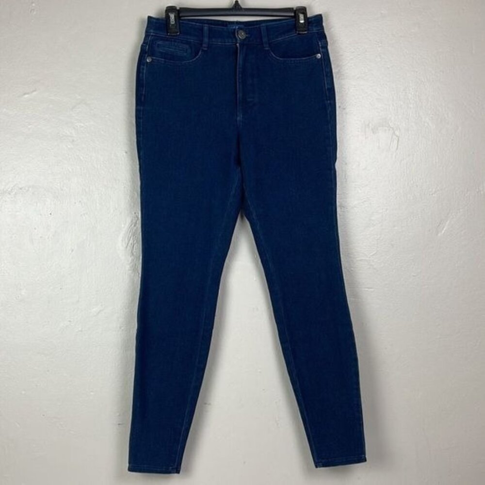 J Jill Premium Flex High Rise Leggings Jeans Women's 28x28 size 8 stretch